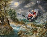 God creating the Sun, the Moon and the Stars Jan Brueghel